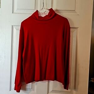 Red Turtle neck long sleeve shirt